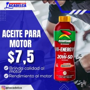 aceite para motor para vehculos autos en santa barbara de zulia en lacadelca ferreteria