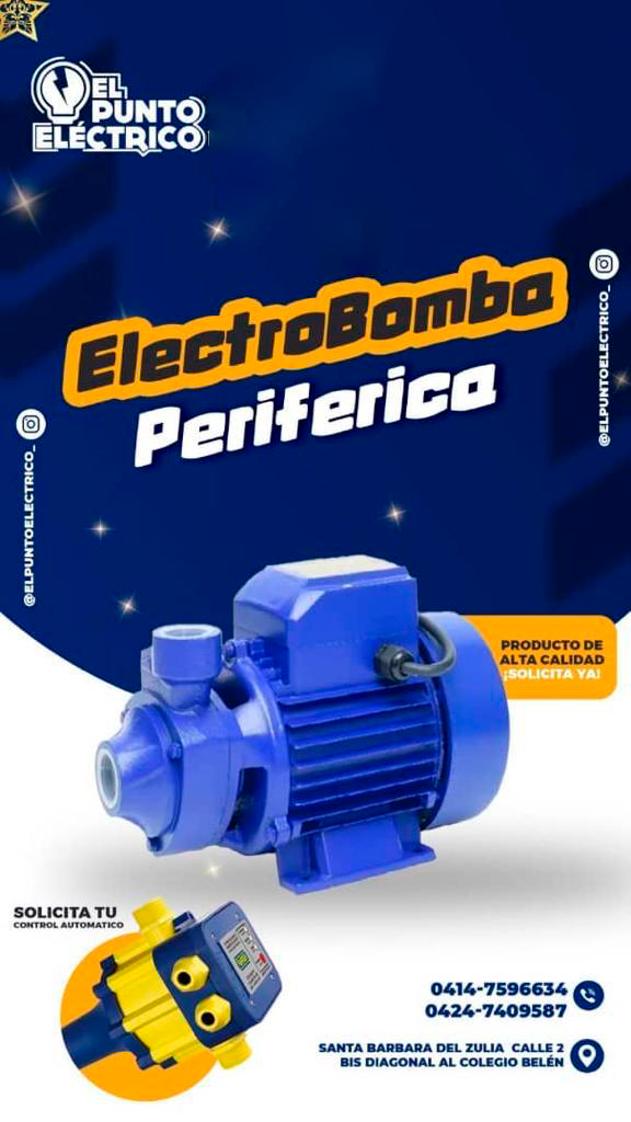 electrobomba el punto electrico santa barbara de zulia